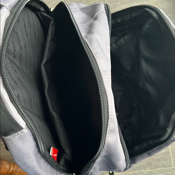 NWOT Heather Gray Backpack with Durable Fabric and Padded Straps - Picture 6 of 7